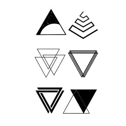 Tattoo Stickers Totem Black Color Flash Temporary Waterproof Party Fake Makeup Neck Hand Arm Body Art for Men Women