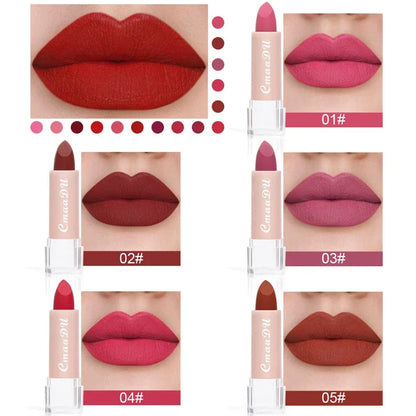 15Color Lipstick Lip Makeup Sexy Woman Velvet Matte Lipgross Tint for Lips Long Lasting Waterproof Non-stick Cup Lip Cosmetics