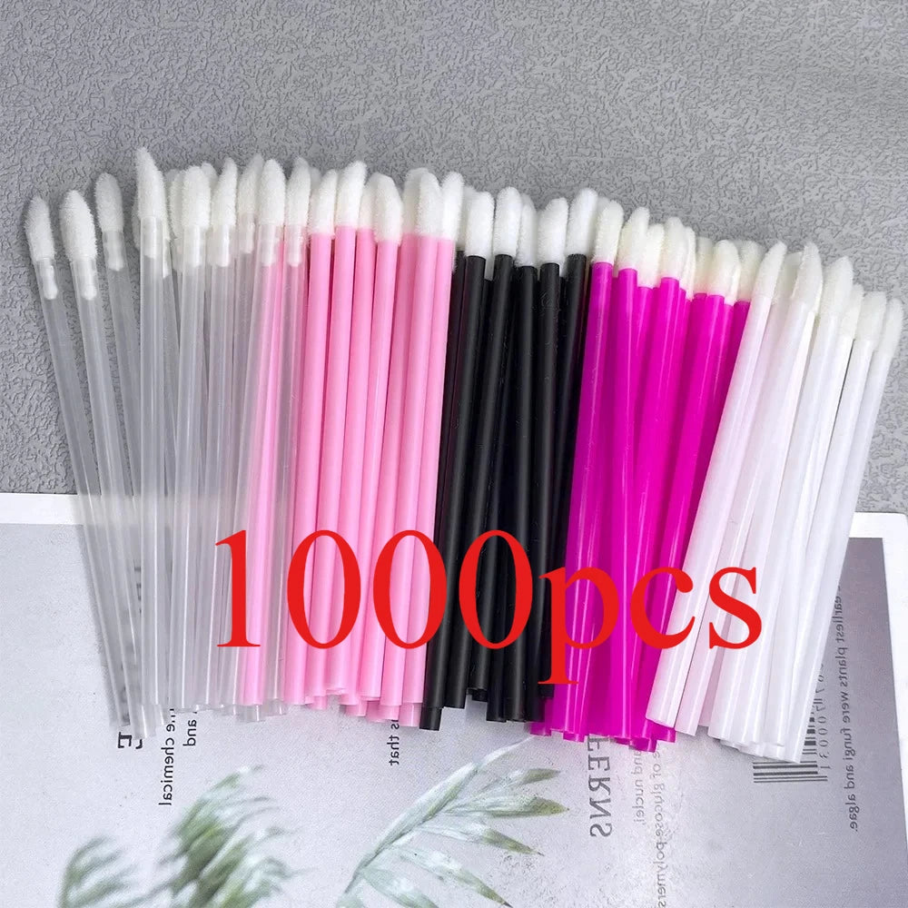 Wholesale 100/1000 PCS Disposable Lip Brush Women Accessories Lipstick Gloss Wands Applicator Perfect Best Make Up Tool Hotting