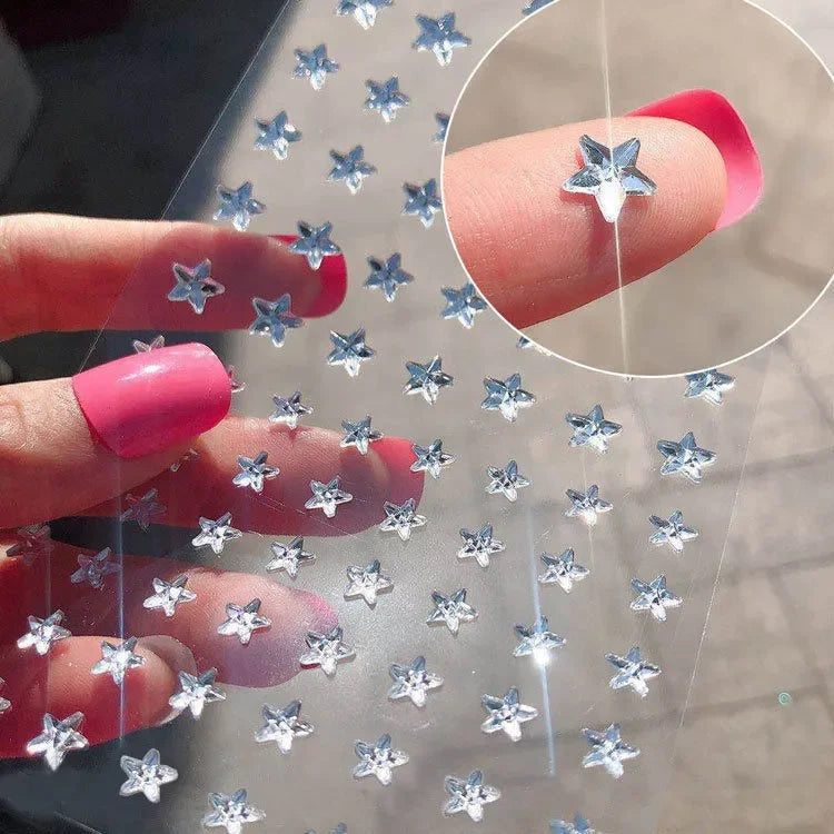 Face Tattoo Eyeshadow Stickers Nail Stickers 3D Pearl Face Jewels Diamond Decoration Self Adhesive Body Brow Makeup DIY Beauty