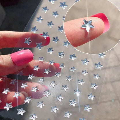 Face Tattoo Eyeshadow Stickers Nail Stickers 3D Pearl Face Jewels Diamond Decoration Self Adhesive Body Brow Makeup DIY Beauty