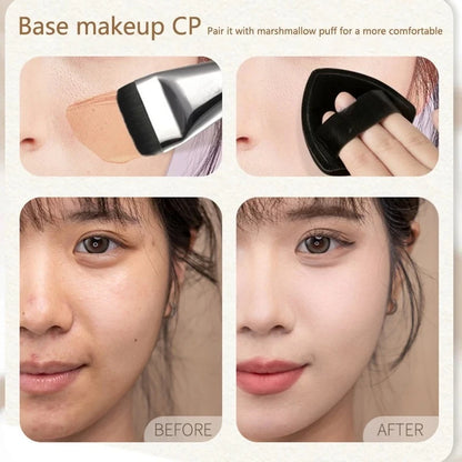 YS00157---One-Word Foundation Brush Lightweight And Thin Face Contour Brush Flat Contour Brush Foundation Cream Makeup Brushes