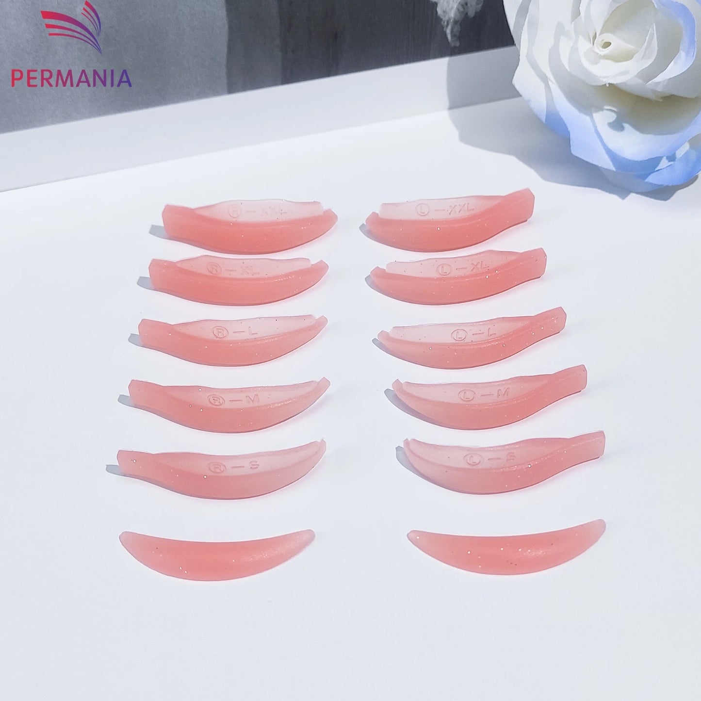 Permania Reusable Eyelash Lifting Silicone Lamination Pad Eyelash Perm Rods 3D False Eyelashes Extension Curler Pad Makeup Tools