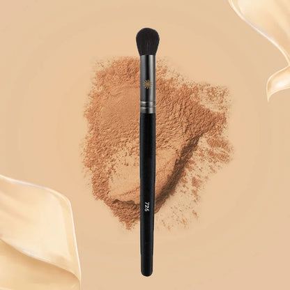 Piccasso Grey Makeup Brush No.726 Highlight Brush Soft Squirrel Hair Solid Wood Professional Powder Highlight Makeup Brush