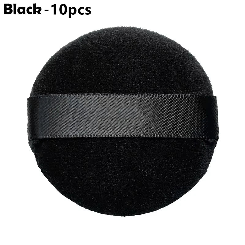 5/10Pcs Round Makeup Sponges Cosmetics Tools Soft Velvet Powder Puff Blender Sponges Facial Foundation Puffs Make Up Accessories