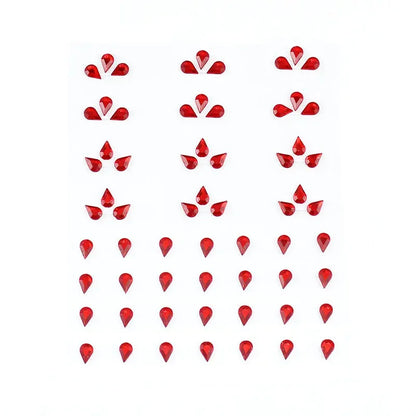 Face Tattoo Eyeshadow Stickers Nail Stickers 3D Pearl Face Jewels Diamond Decoration Self Adhesive Body Brow Makeup DIY Beauty