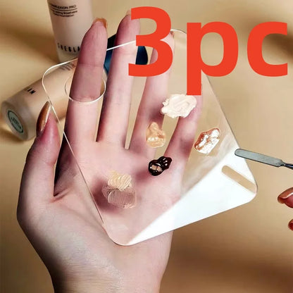 Transparent Acrylic Palette Tool Makeup Palette Liquid Foundation Eye Shadow Mixing Cream Manual Cosmetic Beauty Makeup Mixer