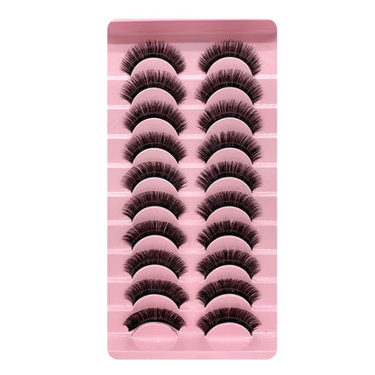 2/10Pairs 3D Mink Lashes russian strip lash Dramatic False Eyelashes Faux Cils Makeup Wholesale Fake Eyelash Extension maquiagem
