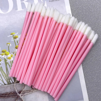 Wholesale 100/1000 PCS Disposable Lip Brush Women Accessories Lipstick Gloss Wands Applicator Perfect Best Make Up Tool Hotting