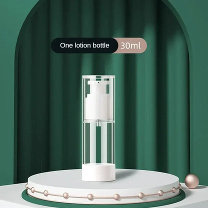 30ml 80ml 100ml Clear Airless Cosmetic Cream Pump Bottle Travel Size Dispenser Makeup Container for Cream Gel Lotion