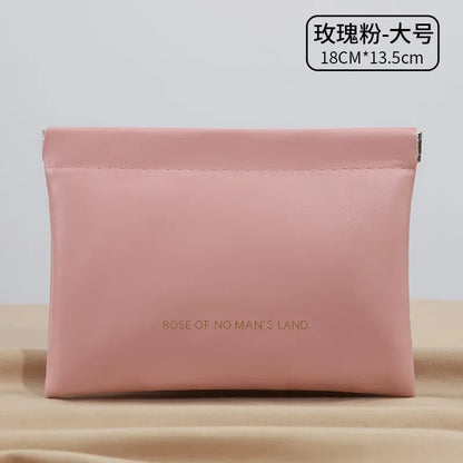 파우치 Simple Lipstick Makeup Storage Bag Women Fashion Portable Mini Key Jewelry Cosmetic Organizer Pouch Handbag Косметичка 2025