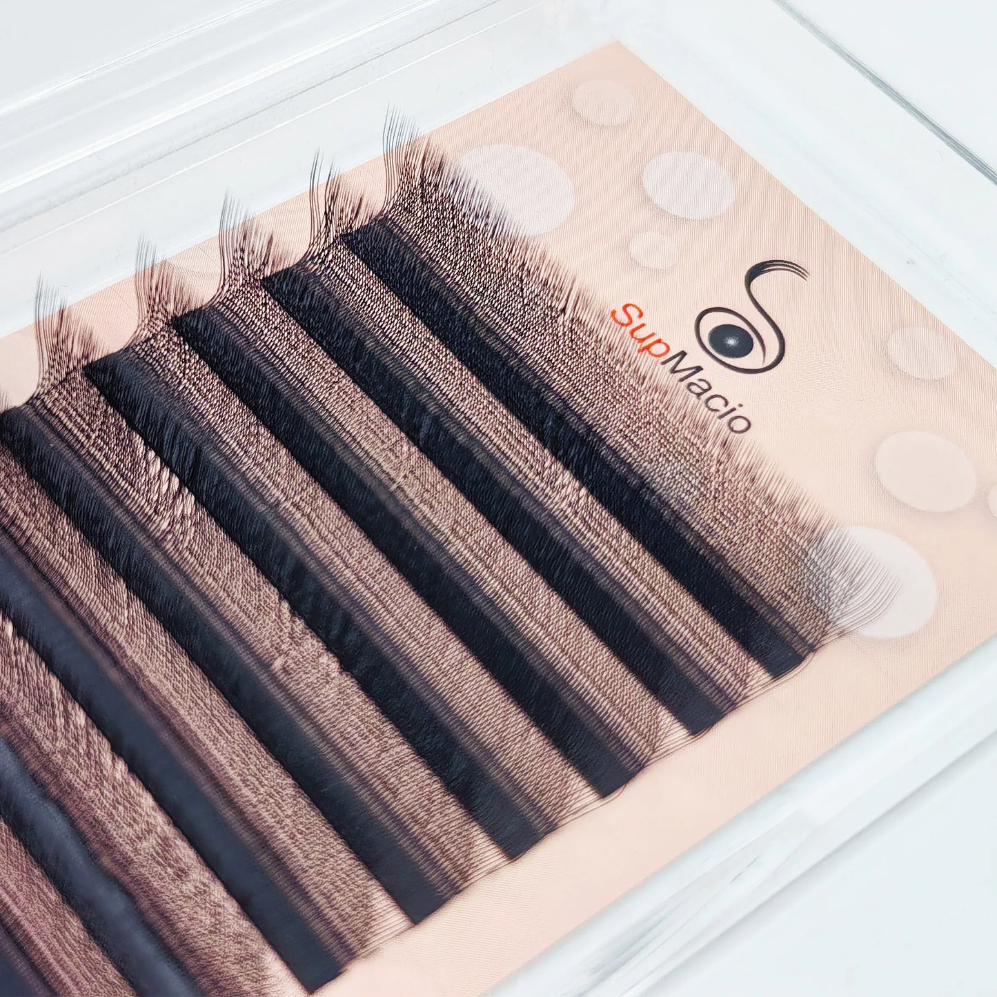 Supmacio LU M L Curl 3DW Eyelash Extensions W Shaped Eyelashes Cilios 3D Premade Fan Lashes Makeup 0.07 Volume Bundle