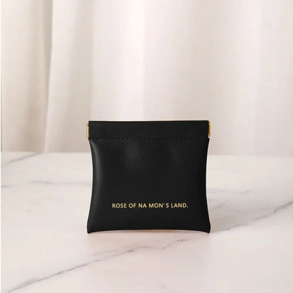 Fashion Simple Lipstick Makeup Bag Portable Mini Cosmetic Organizer Pouch PU Travel Jewelry Handbag Key Small Bags Storage Bag