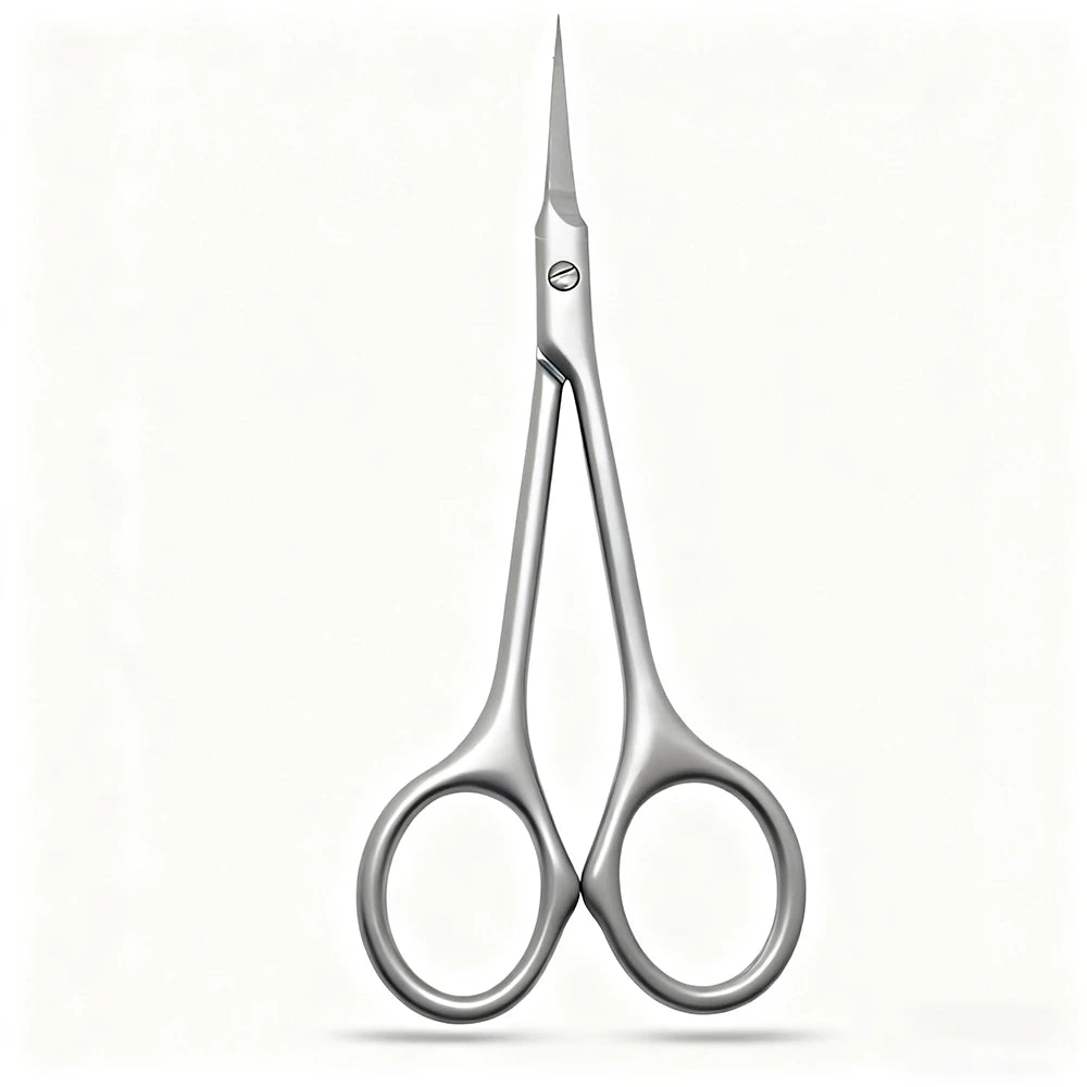 Stainless steel Russian-style dead Light Beige scissors Super Sharp Elbow Sharp Blade Edge Nail Trimming Tool Beauty Tool