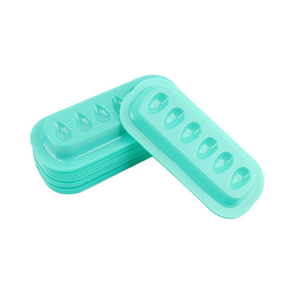 100pcs Disposable Eyelash Extension Glue Holder Pallet Gasket Lash Adhesive Container Tray Eyes Pad Long Strip Makeup Tool