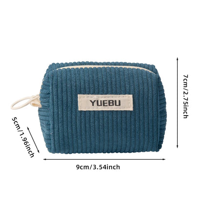 Fashionable Portable Coin Purse, Zipper Style Makeup Tool Storage Bag, Women'S Carry On Bag For Storing Change, Beauty Tool Bags