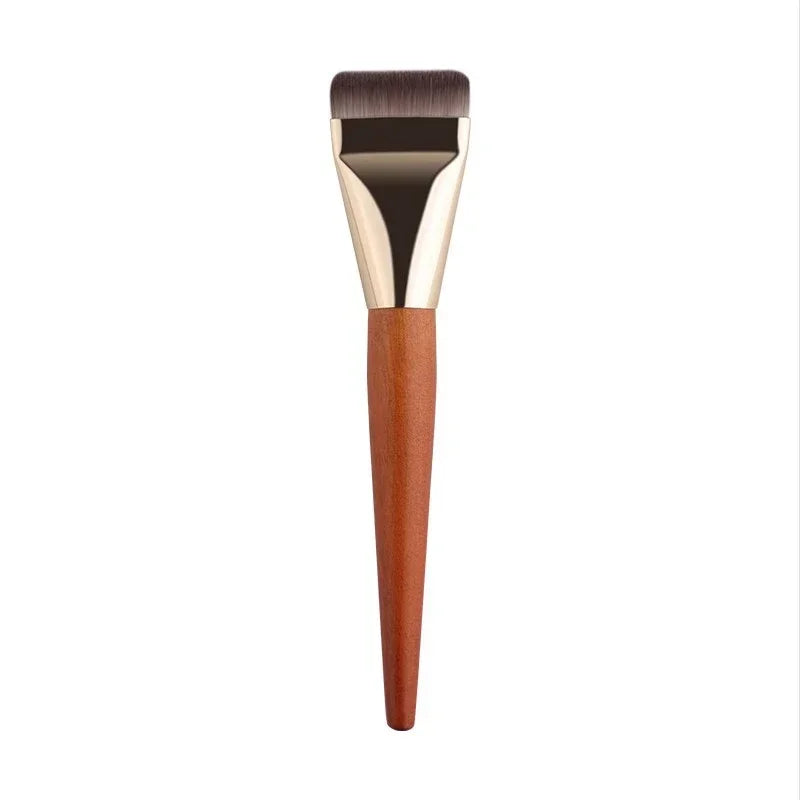 1/2pcs Ultra Thin Foundation Brush Soft Hair Thin Face Contour Brush Flat Contour Brush Blending Foundation Cream Makeup Brushes
