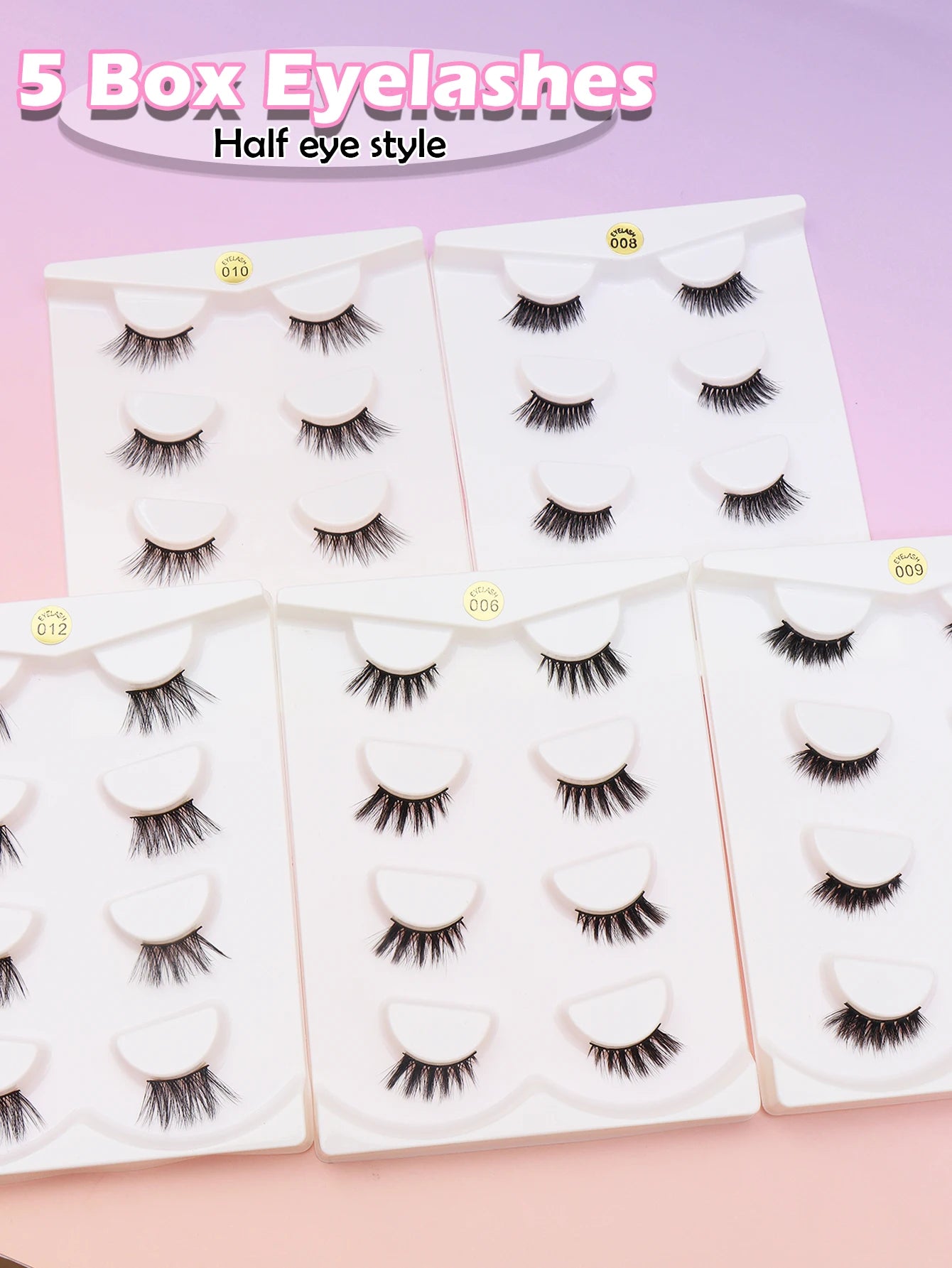 AYRMILLA 5/20Pairs 3D Mink Lashes Natural False Eyelashes Dramatic Thick Fake Eyelash Extension Faux Cils Wholesale Makeup Tools