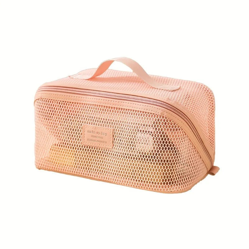 Female Makeup Organizer Toiletry Kit Bag Make Up Case Storage Pouch Luxury Lady Box, Cosmetic Bag, Organizer Bag For Travel Zip