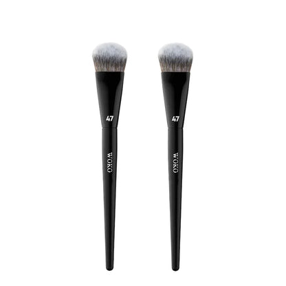 PRO 47 Foundation Brush Broom Foundation Shadow Brush Liquid Cream Blending Blush Angled Professional Makeup Brush Cosmetic Tool