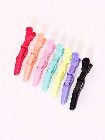 6pcs crocodile hair clip design claw shaped hair clip salon hair clip hair accessories makeup clip Special for real hair wigs