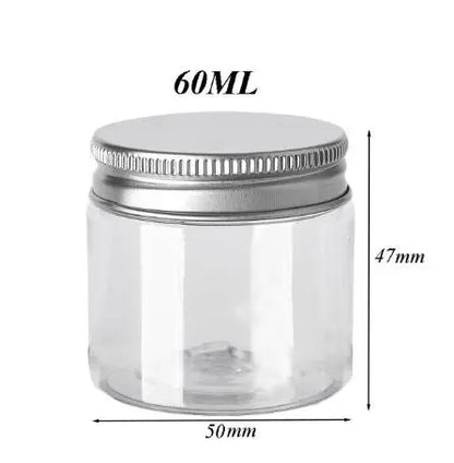 12pcs 30/50/60/80/100/150ml Plastic Container Empty Clear Cosmetic Jars Cream Sample Pot Makeup Food Storage Jar дорожный набор