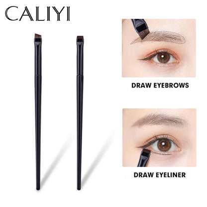 1/2pcs Blade Makeup Brushes Eyebrow Eyeline Brush Angled Flat Finer Cosmetic Brush Professional Liner Brow Make Up Tool