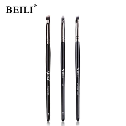 1/3pcs Professional Classic Natural Eye Makeup Brushes Set Eyeshadow Eyebrow Blending Smokey Black Beauty Make up Brushes