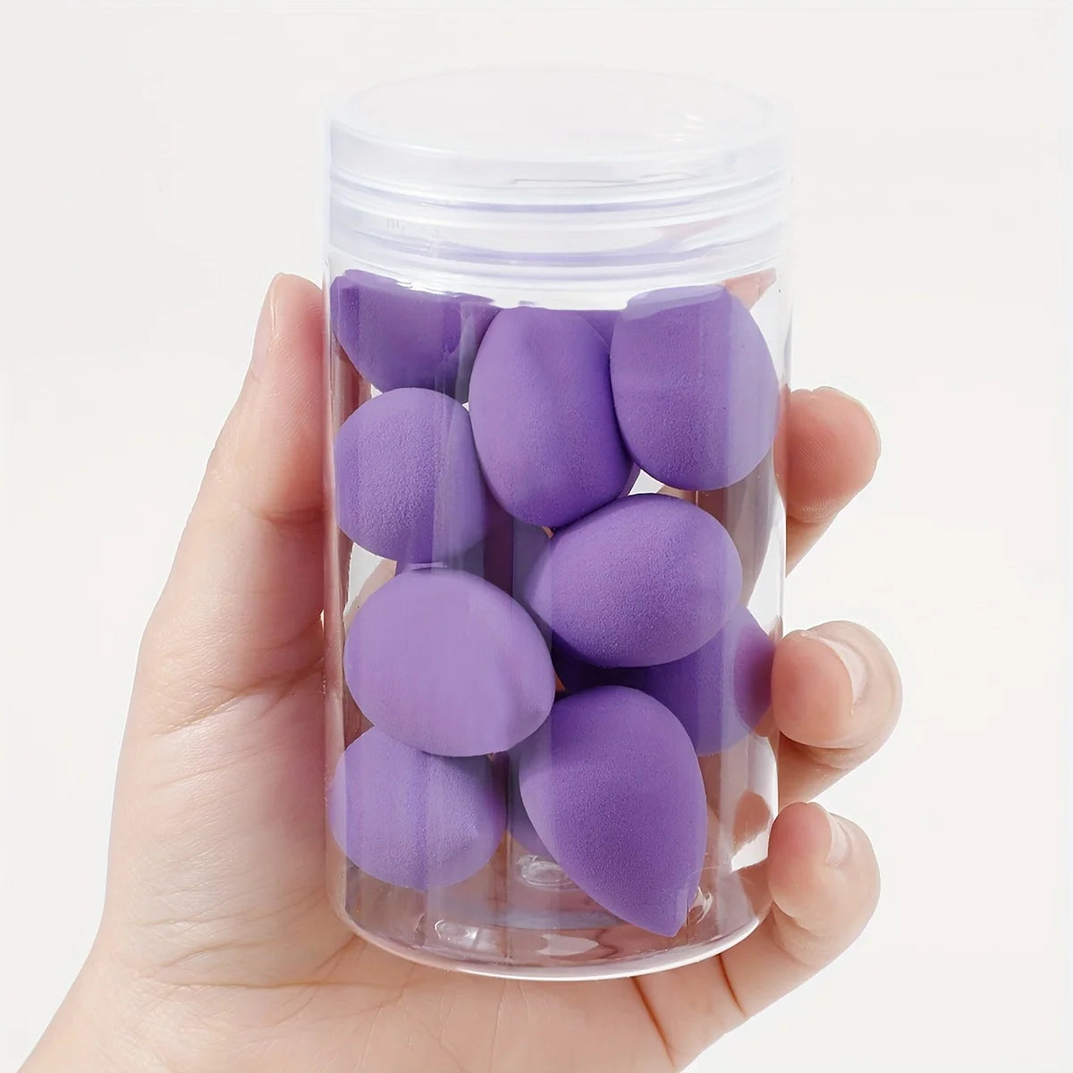 12pcs Mini Makeup Sponges - Soft, Latex-Free for Flawless Foundation Application, Wet & Dry Use, Alcohol-Free