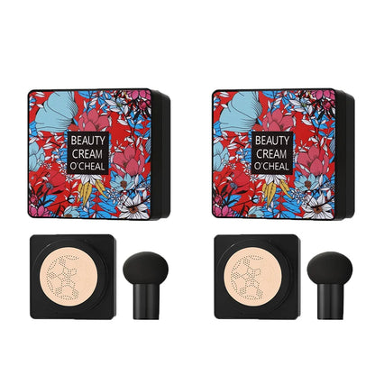 CC Cream 20g Mushroom Head Air Cushion Powder Puff Moisturizing Brightening Foundation Concealer BB Cream Base Makeup Cosmetics