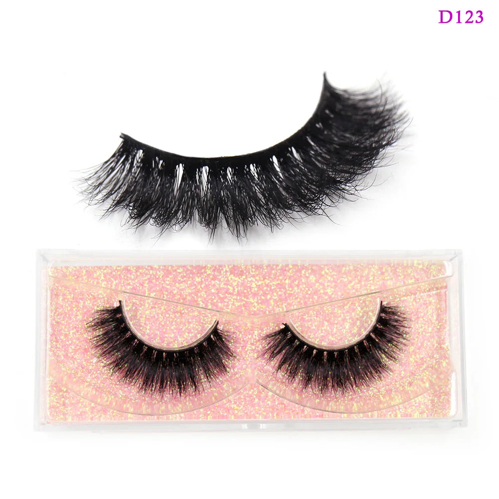 LEHUAMAO Eyelashes 3D Mink Lashes natural mink lashes for daily wear soft lashes Eyelash extension real Eyelash for makeup D103