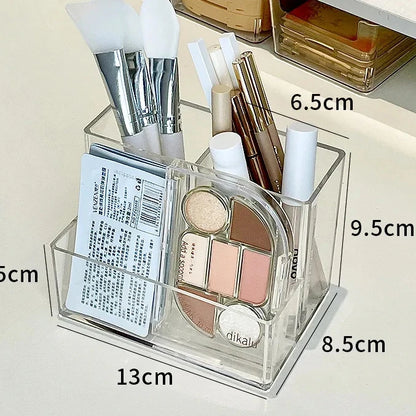 Multifunctio Makeup Lipstick Case Makeup Organizer Storage Box Lipstick Display Stand Holder Cosmetic Jewelry Organizer Box