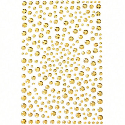 1/2/3Pcs Gold Face Gems Glitter Body Glittery Stereo Gem Stickers Rave Accessories Makeup Rhinestone Stickers For Music Festival