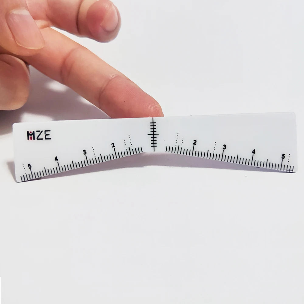 Mapping Eyebrow Ruler Stickers Microblading Adhesive Brow Measurement Stencil Brows Shaping Tools Tattooing Desgin Makeup Supply