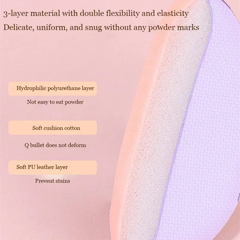 5/10Pcs Mini Finger Puff Foundation Small Air Cushion Powder Sponge Face Concealer BB Cream Cosmetic Applicator Makeup Tools