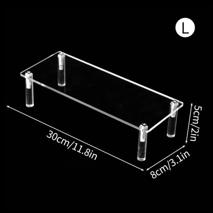 3/5/7 Tiers Eyeshadow Palette Organizer Clear Acrylic Display Stand Lipstick Powder Cosmetics Shelf Rack Makeup Holder