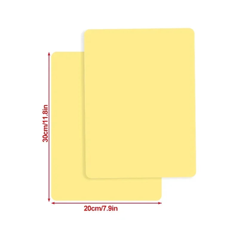 3MM A4 Size Tattoo Practice Skin Double Sides Silicone Microblading Eyebrow Permanent Makeup Practice Skin Tattoo Supplies