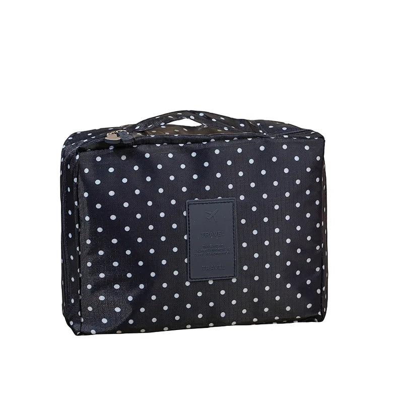 Women's Waterproof Makeup & Toiletries Travel Bag | Portable Cosmetic Organizer, Hanging Shower Pouch