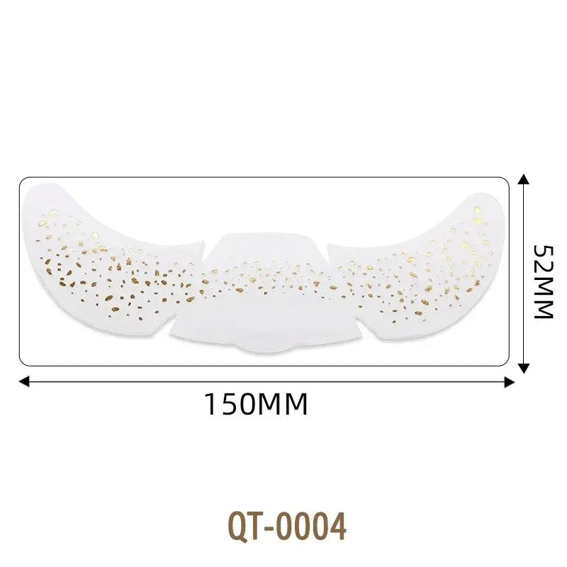 6 Sheets Hot Stamping Freckles Makeup Patches Glitter Gold Fake Freckles Temporary Tattoo Stickers for Dance Music Party Makeup