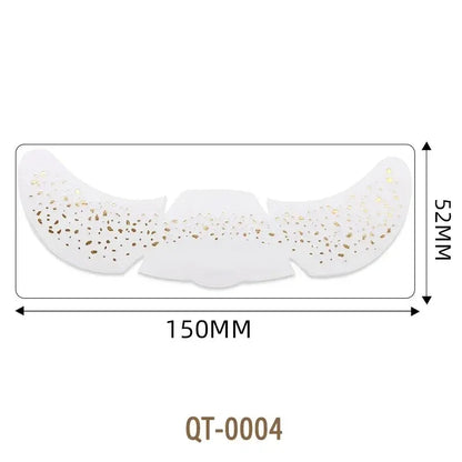 6 Sheets Hot Stamping Freckles Makeup Patches Glitter Gold Fake Freckles Temporary Tattoo Stickers for Dance Music Party Makeup