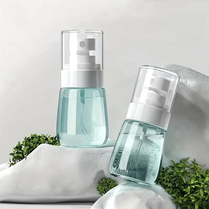2Pack Refillable Spray Bottles 1oz/30ml Alcohol Atomizer Mini Fine Mist Liquid Containers for Skin Care Makeup Travel Accessorie
