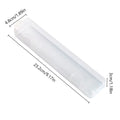 Portable Makeup Brush Organizer Eyebrow Pencil Tableware Chopsticks Transparent With Cover Storage Box Kitchen Accessories