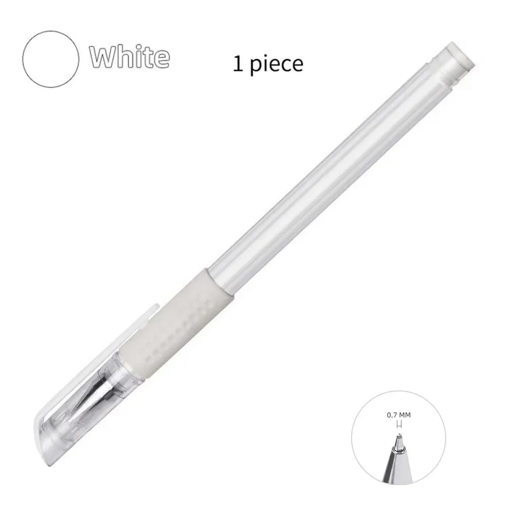 1Pc Tattoo Skin Marker Pen White Black Pink Color Pen for Permanent Makeup Eyebrow Scribe Waterproof Brow Pencil Tattoo Tools