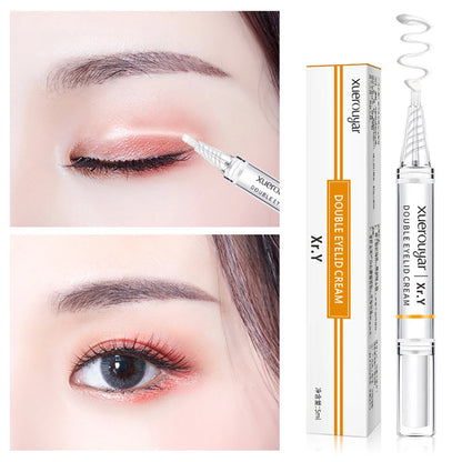 Double Eyelid Setting Cream Long Waterproof Quick Dry Double Eyelid Shaping Lift Cream Long Lasting Firming Makeup Supplies