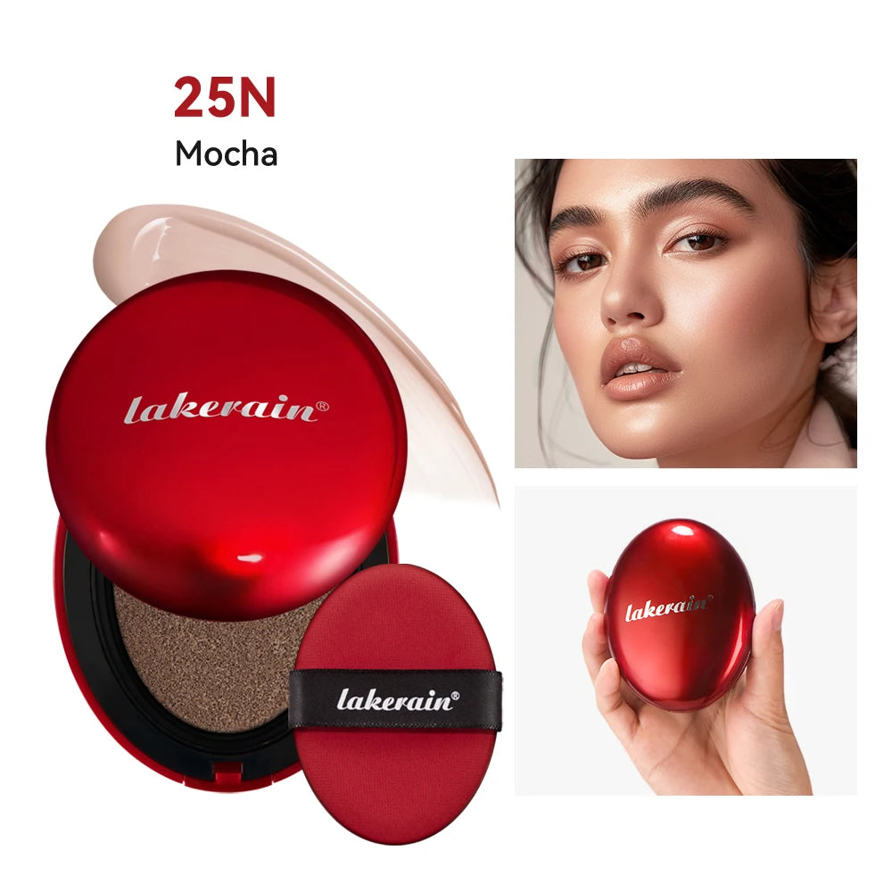 Long-lasting Coverage Foundation Sun Protection Cushion Foundation Semi-Matte Finish 72-Hour Wear Face Base Makeup Cosmetics