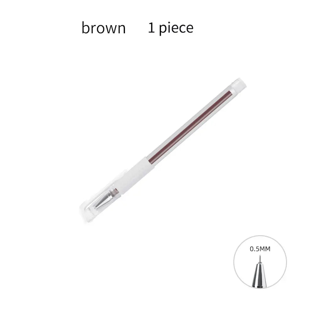1Pc Tattoo Skin Marker Pen White Black Pink Color Pen for Permanent Makeup Eyebrow Scribe Waterproof Brow Pencil Tattoo Tools
