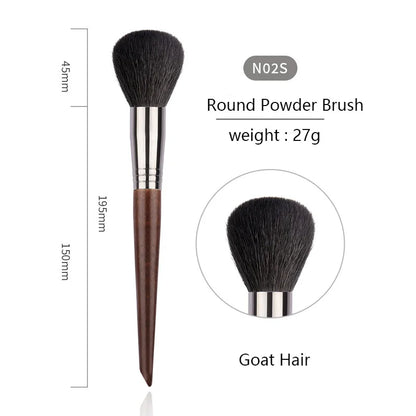 OVW Animal Hair Makeup Brush Complete Set 28PCS Lip Brushes Eyeshadow Brush Soft Makeup Brush Beauty Tools Smudge Brush Single
