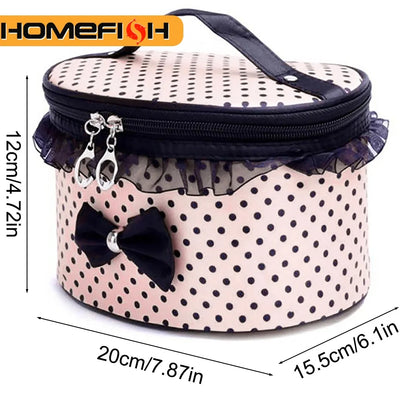 Random Organizer Bag Creative Cylinder Compressible Miscellaneous Toiletries Bag Waterproof Desktop Travel Storage Bag