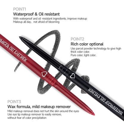 Waterproof Matte Eyeliner Pen, Quick Dry, Long-Lasting, Smooth Application, Perfect For Versatile Eye Makeup, Beauty Cosmetics