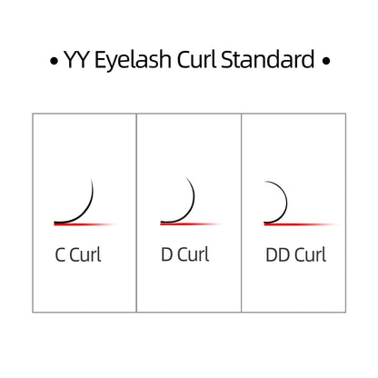 NAGARAKU YY Mesh Lash Y shape eyelashes extension premium mink soft light natural 4D makeup cross bloom false eyelash